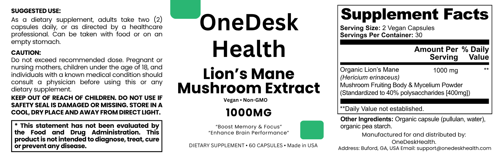 Lion's Mane Mushroom