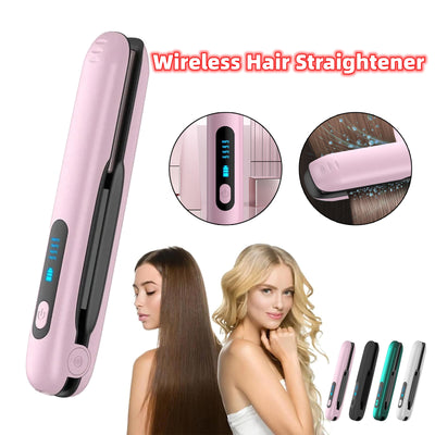 Cordless Mini Hair Straightener & Curler