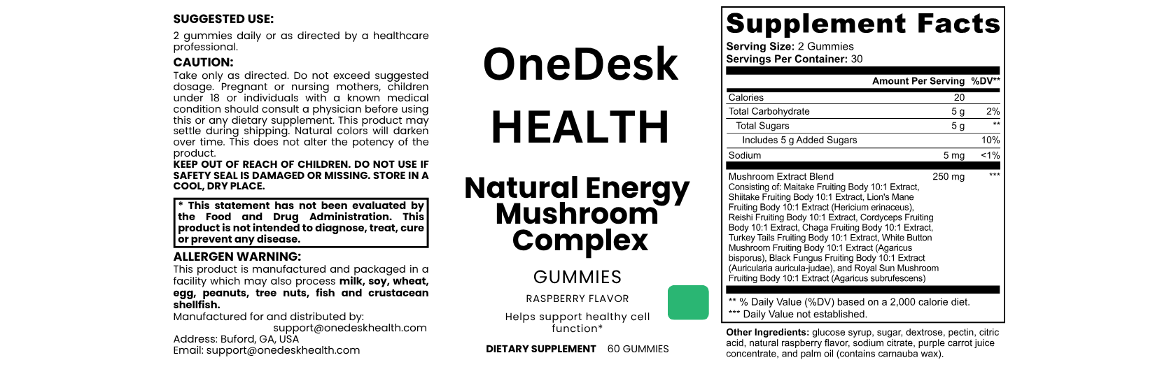 Natural Energy Mushroom Complex