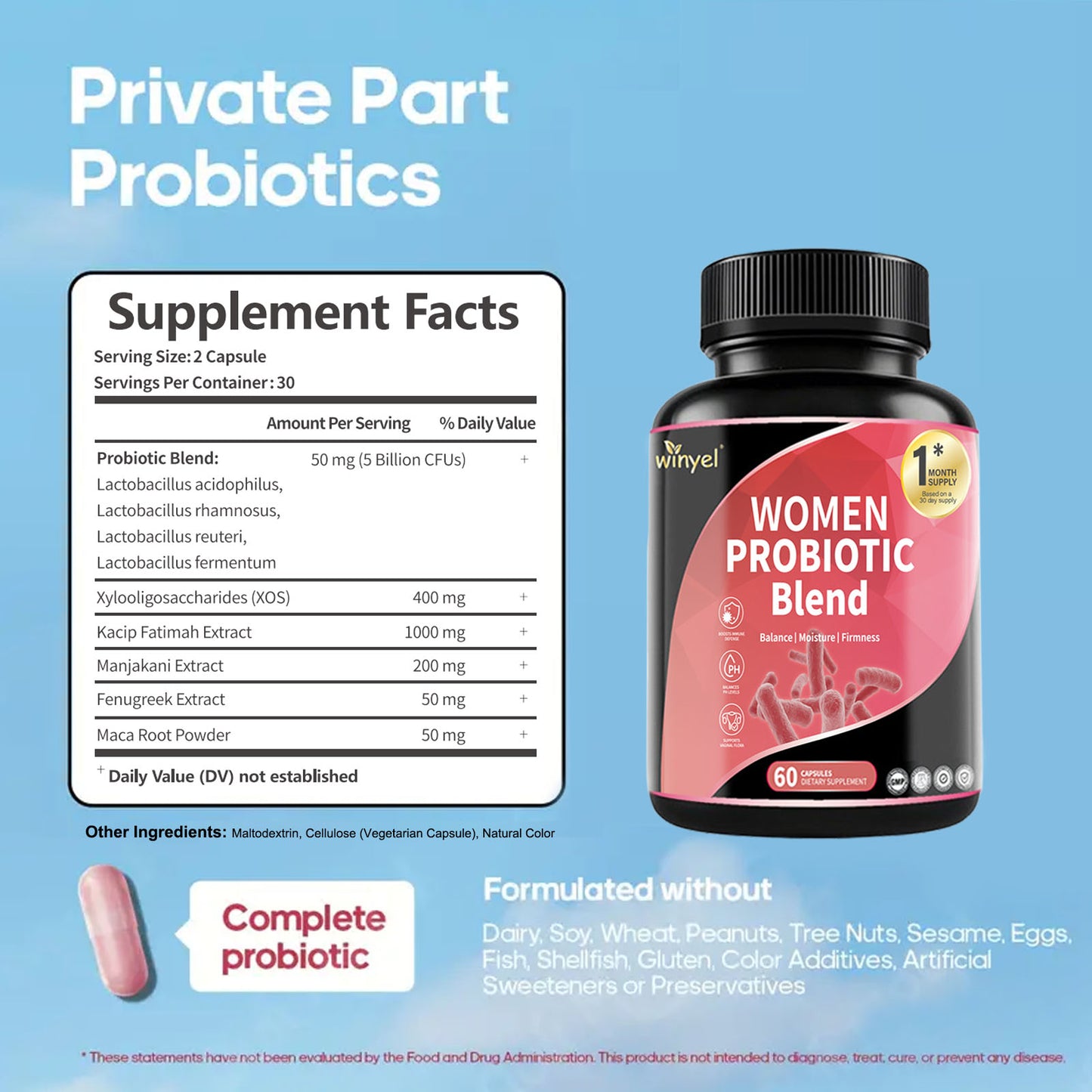 Women’s Probiotic 60 Capsules