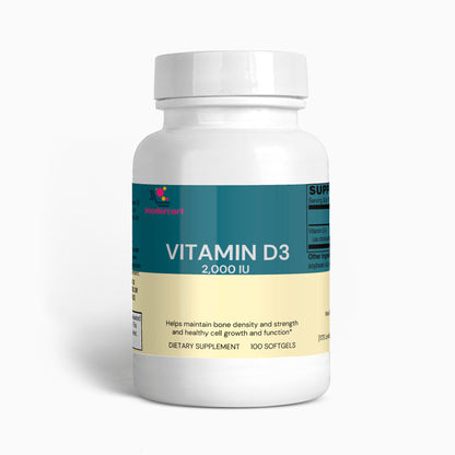 Vitamin D3 2000 IU Softgels