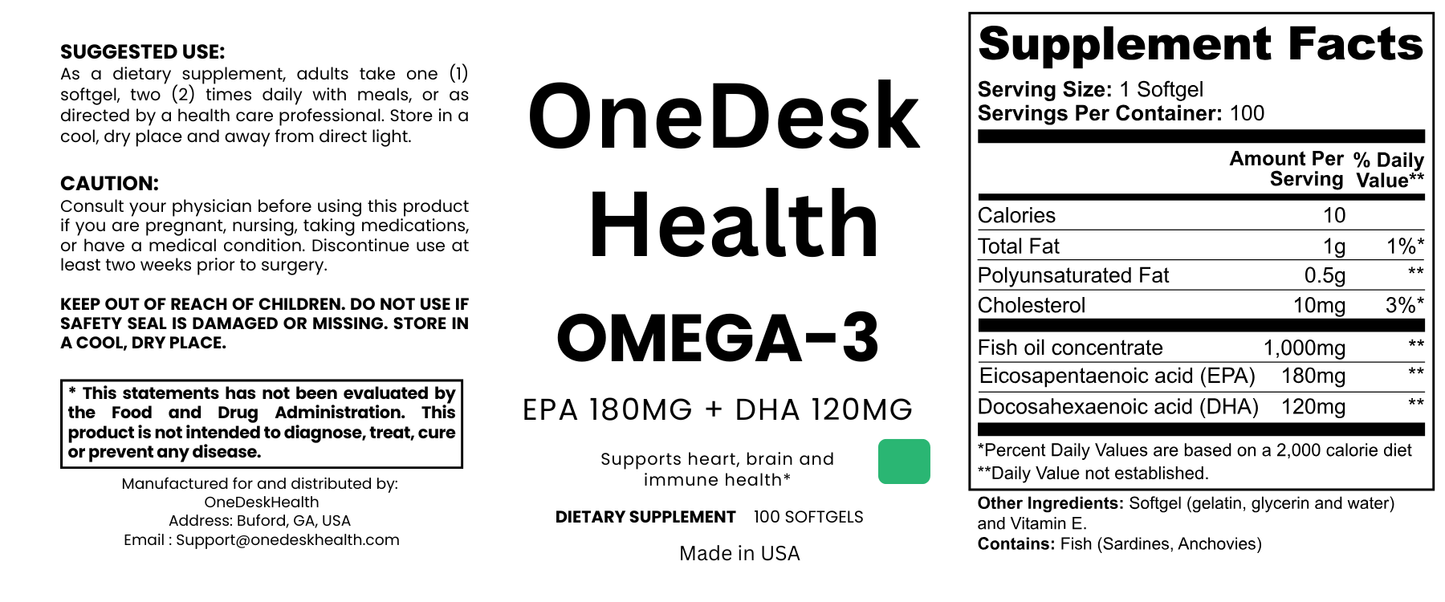 Omega-3 Fish Oil